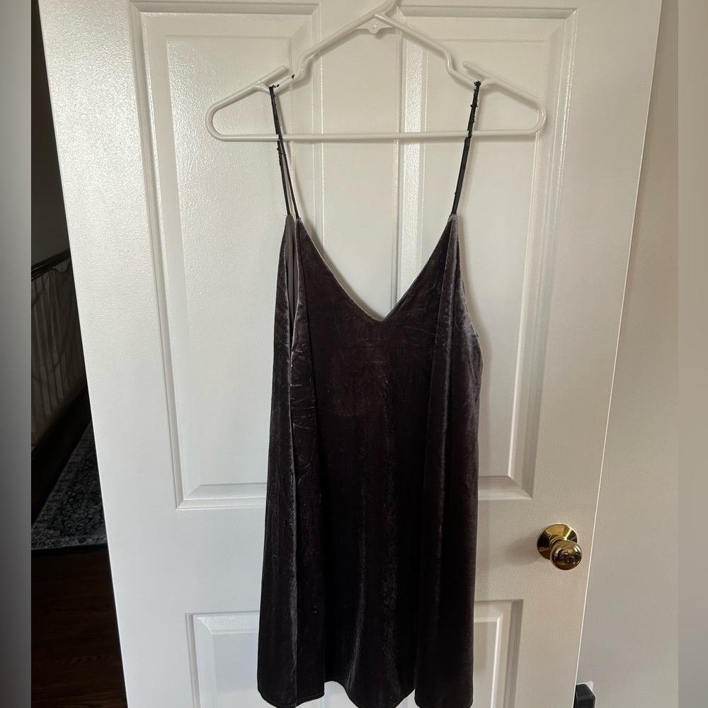 South Moon Under Velvet Mini Dress
